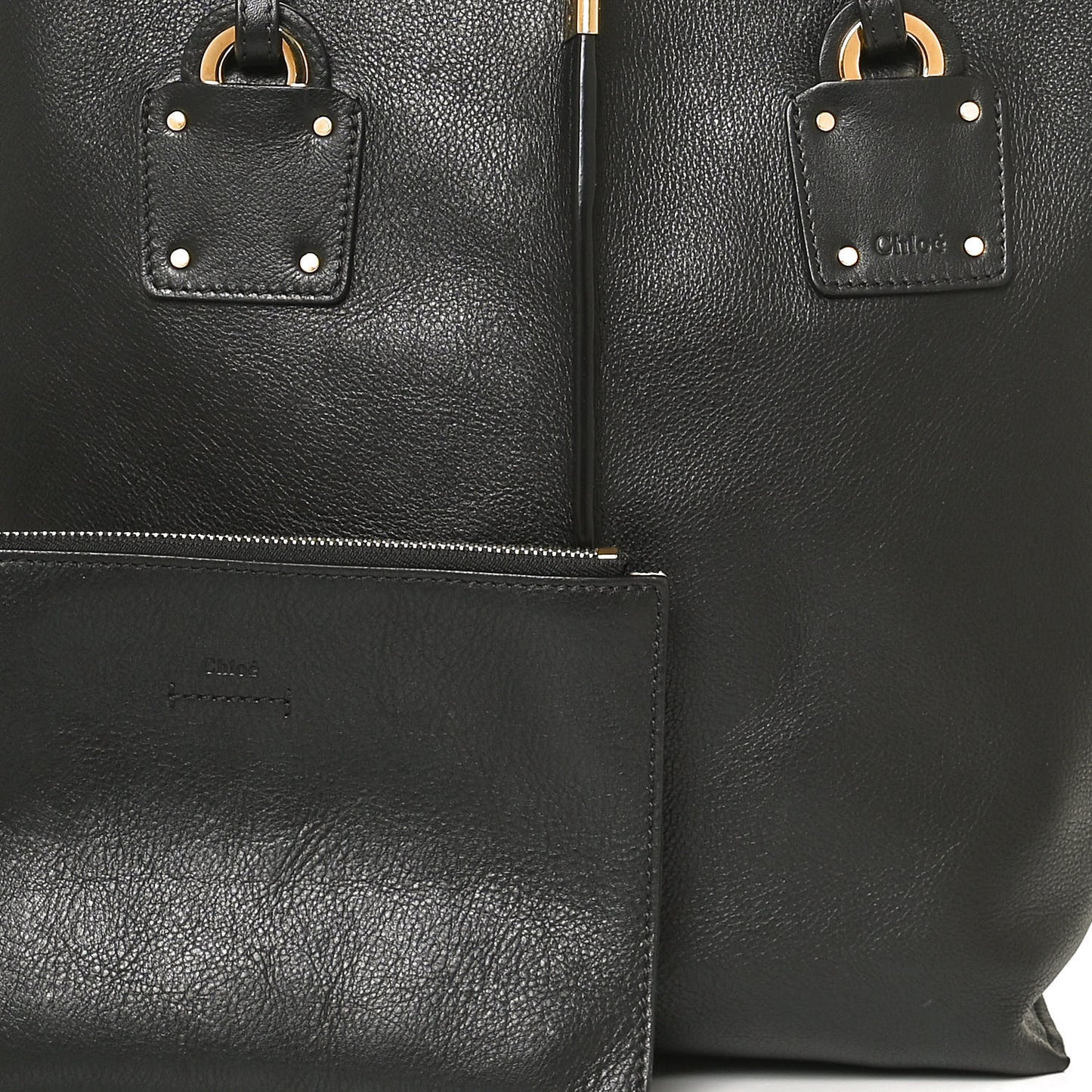 Smooth Calfskin Medium Vick Tote Black