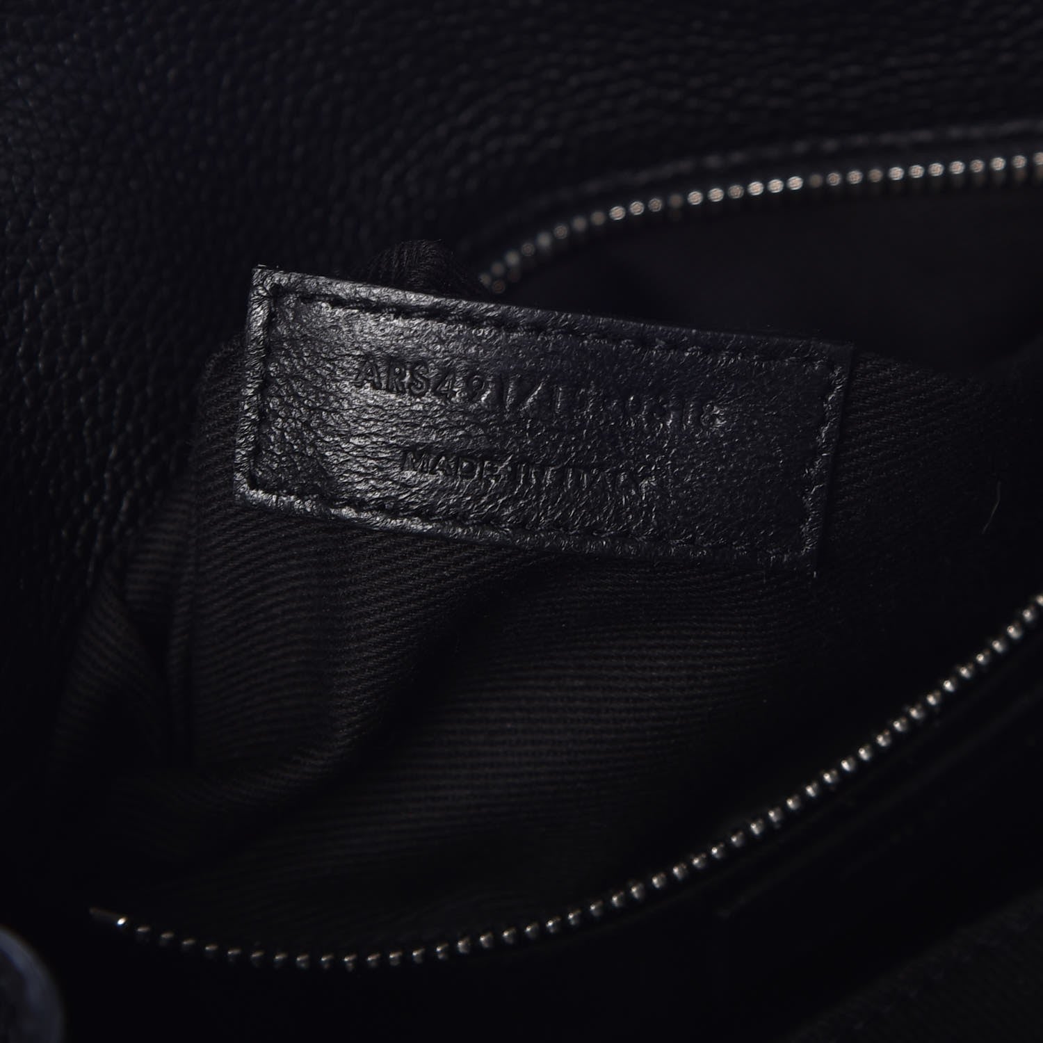 Saint Laurent Grained Calfskin Baby Supple Sac De Jour Black 7 of 8