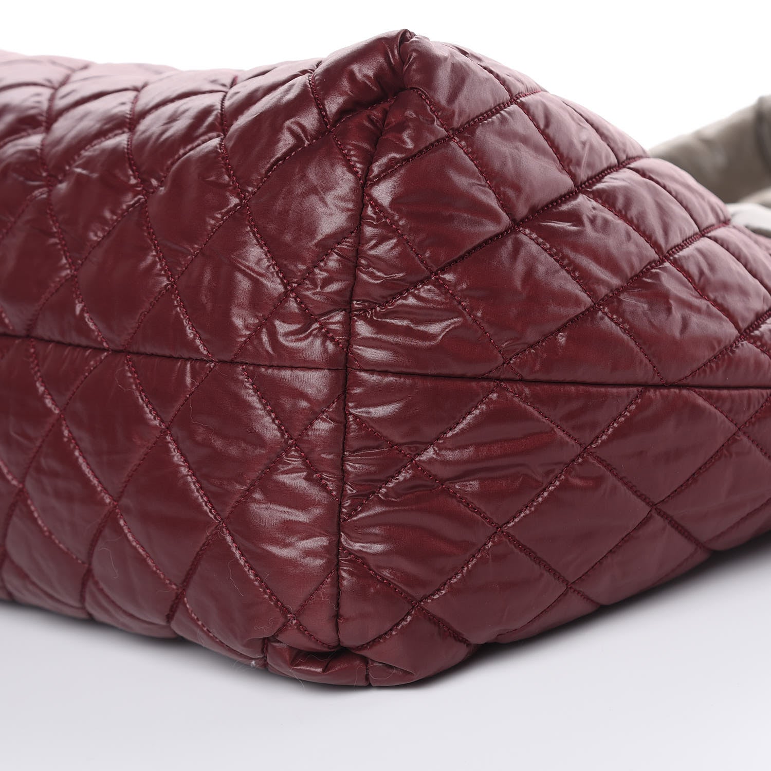 Chanel Nylon Quilted Medium Coco Cocoon Reversible Tote Grey 16 of 16