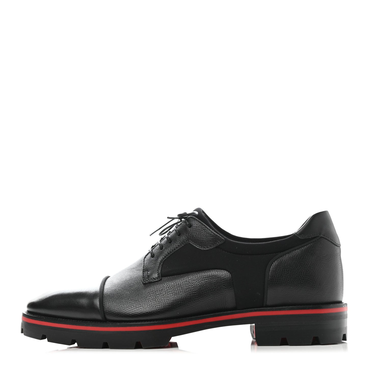 Smooth Textured Calfskin Mika Sky Mens Flats 42 Black