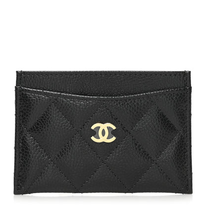 Chanel Caviar Quilted Card Holder Black 1 of 11