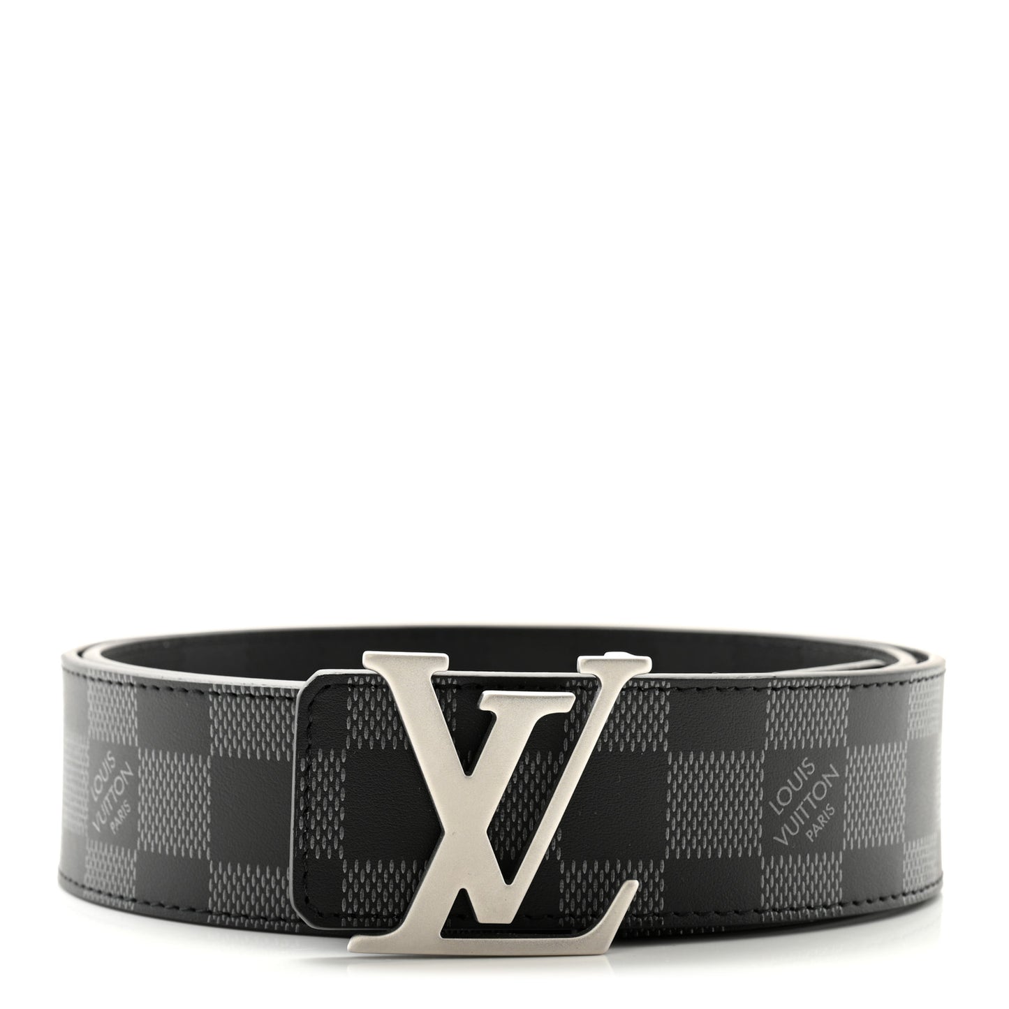 Damier Infini 40mm LV Initiales Belt 85 34 Black
