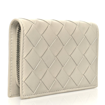 Bottega Veneta Nappa Intrecciato Zip Wallet White 3 of 11