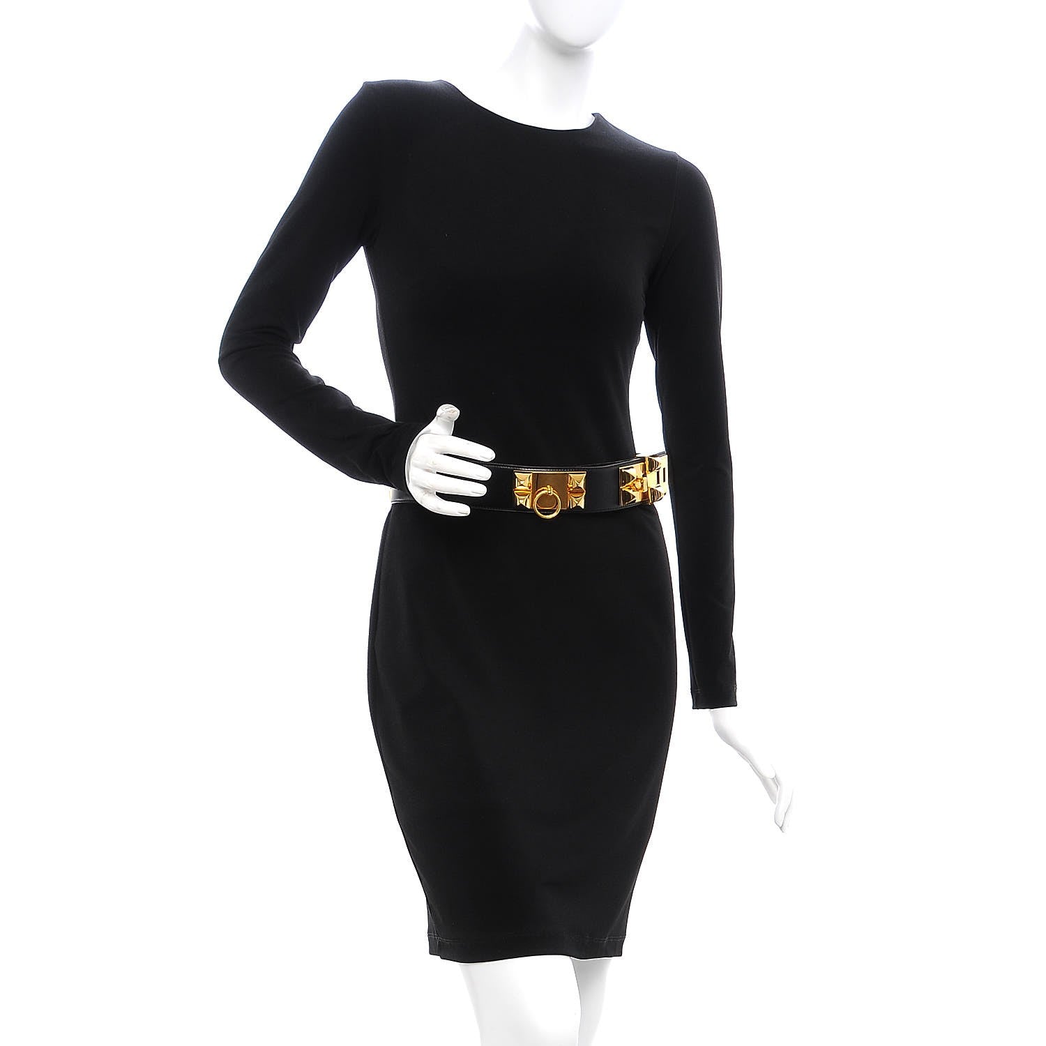 Hermes Box Collier De Chien CDC Belt 75 Black 2 of 11