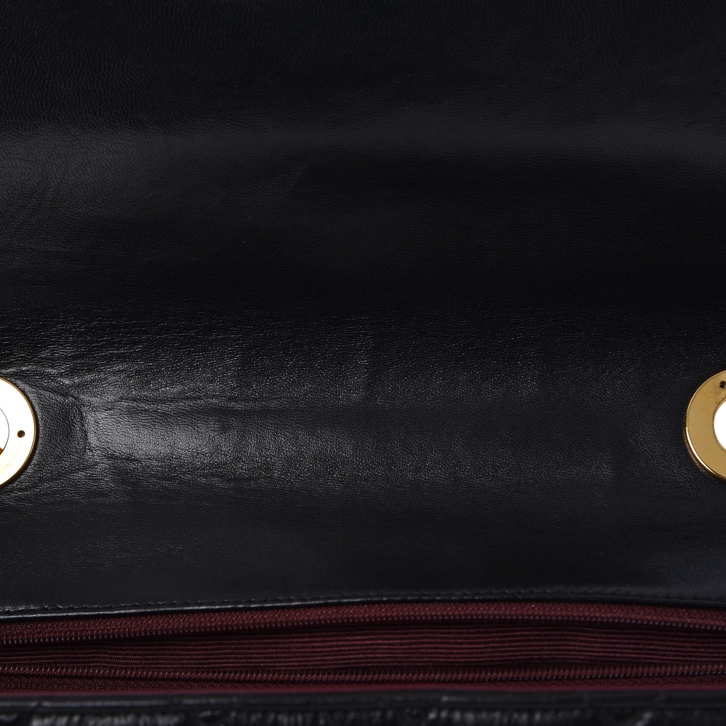 Lambskin Quilted XL Jumbo Single Flap Black