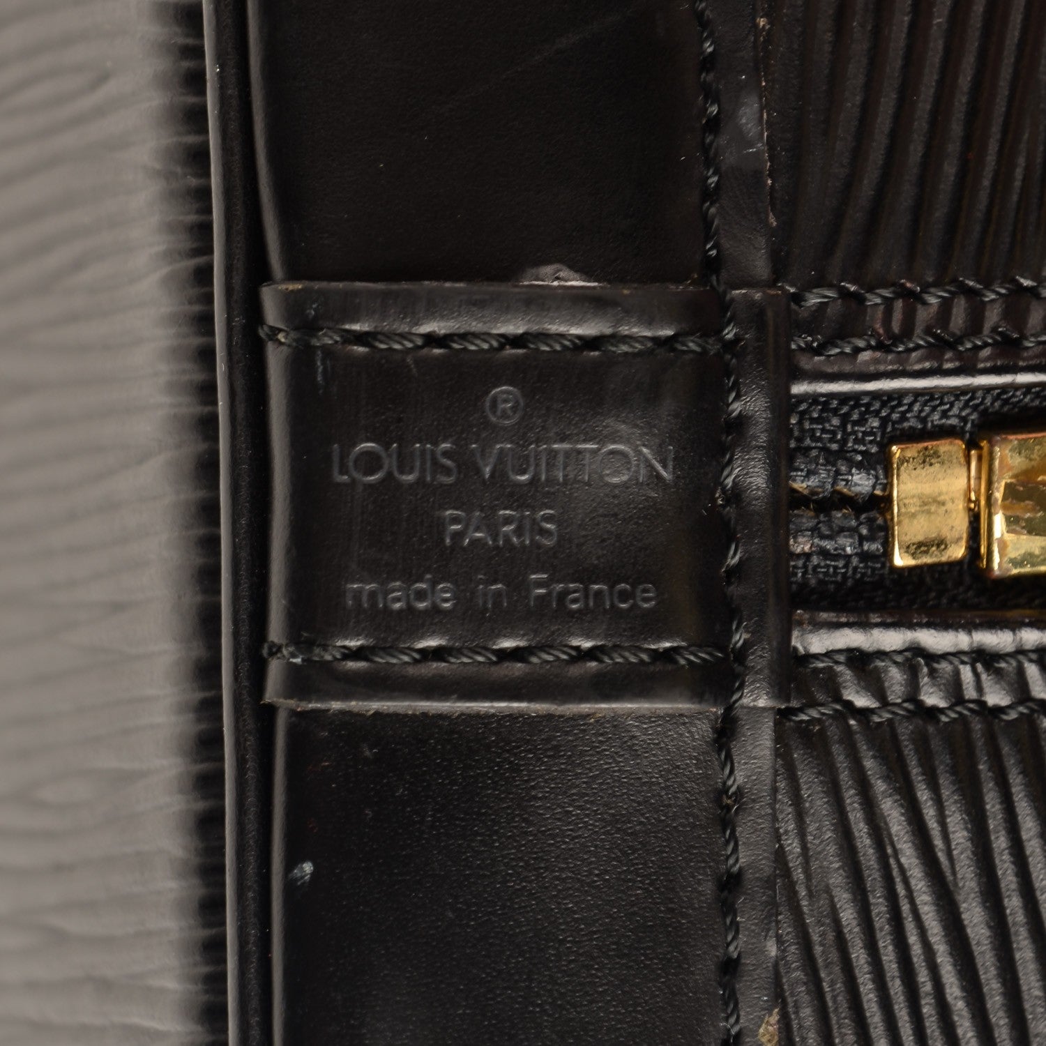 Louis Vuitton Epi Alma PM Black 7 of 7