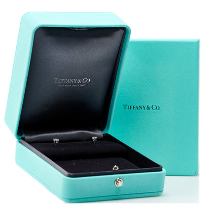 Tiffany Platinum Diamond . 46ctw Solitaire Earrings 5 of 5