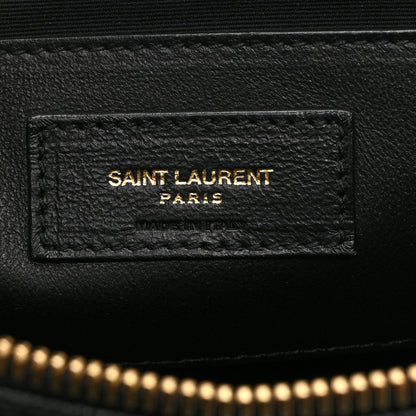 Saint Laurent Grain de Poudre Quilted 80's Vanity Bag Black 6 of 10