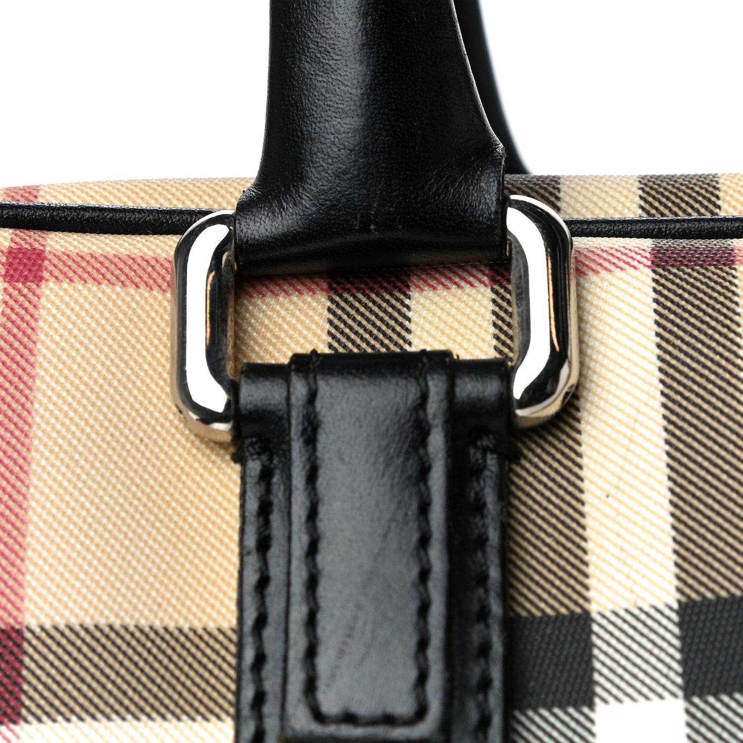House Check Studded Bowler Black