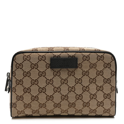 Gucci Monogram Belt Bag Dark Brown 1 of 10