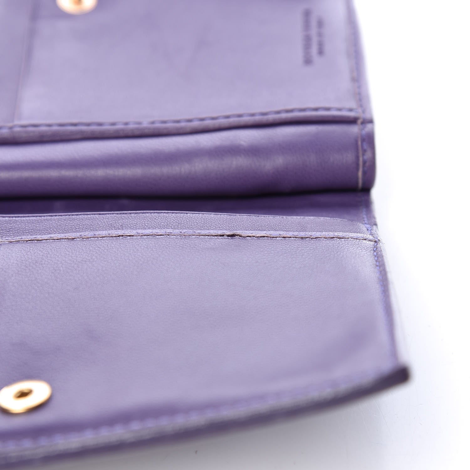 Bottega Veneta Nappa Intrecciato Continental Compact Flap Wallet Parma 12 of 19