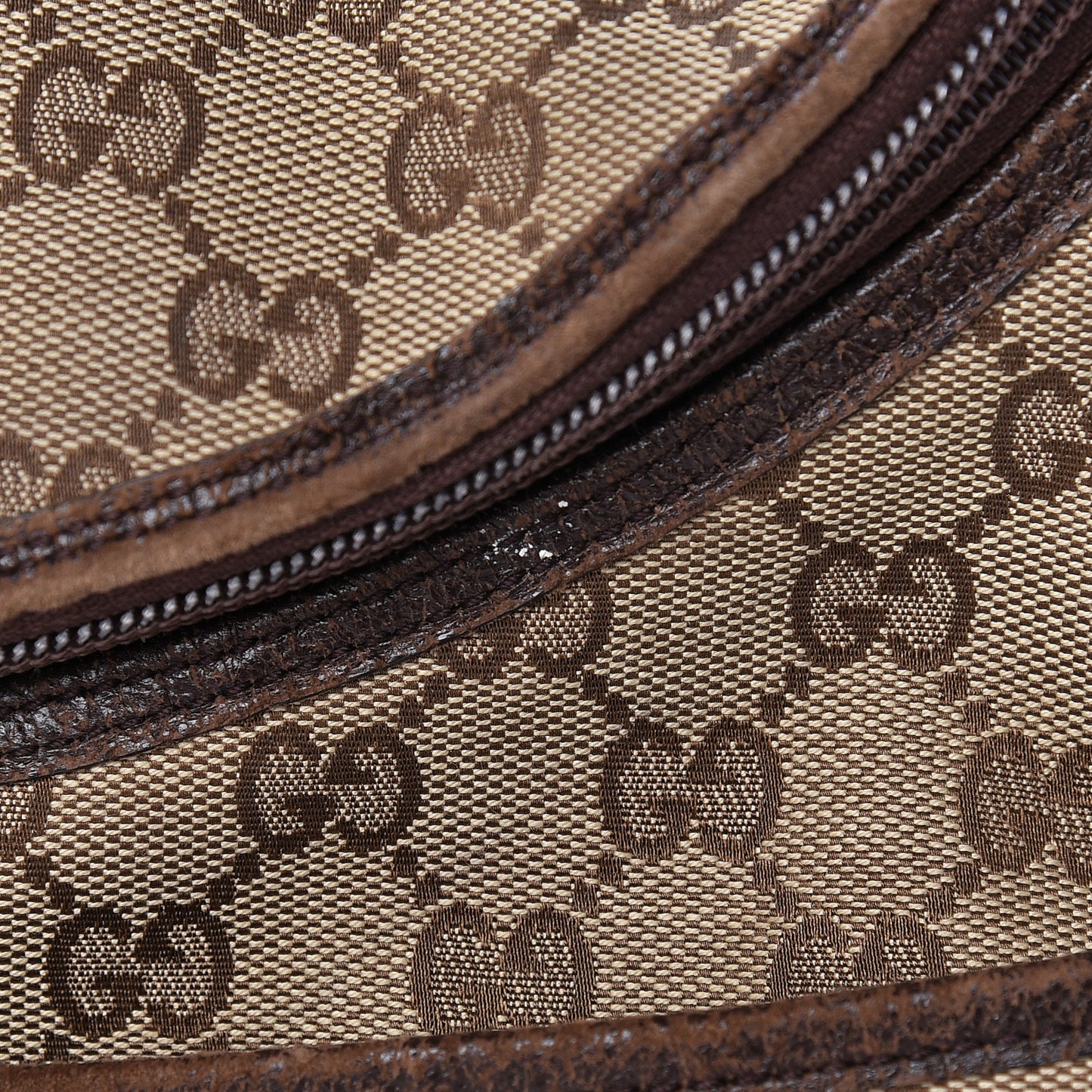 Monogram Natural Pigskin Large Diaper Bag Beige Ebony Cocoa Dark Chocolate