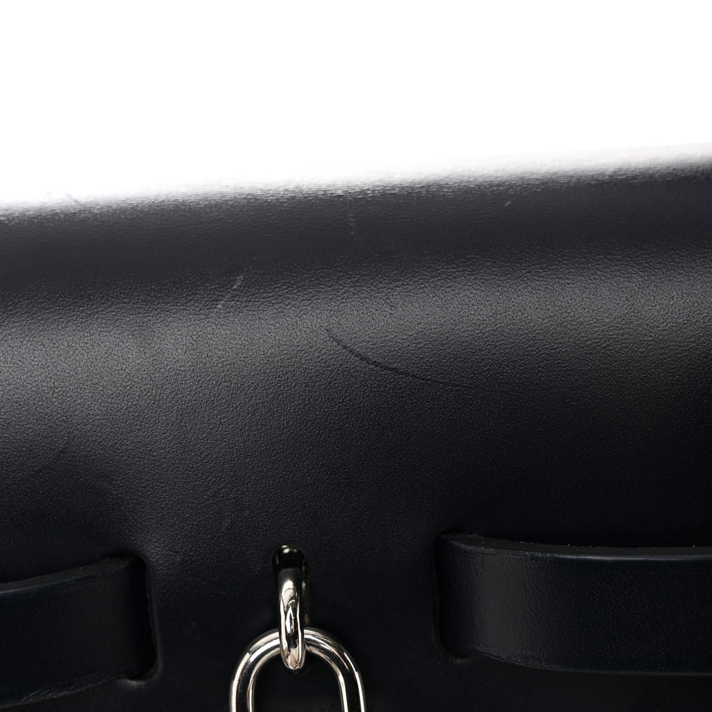 Toile Officier Vache Hunter Herbag Zip 31 PM Etoupe Bleu Indigo