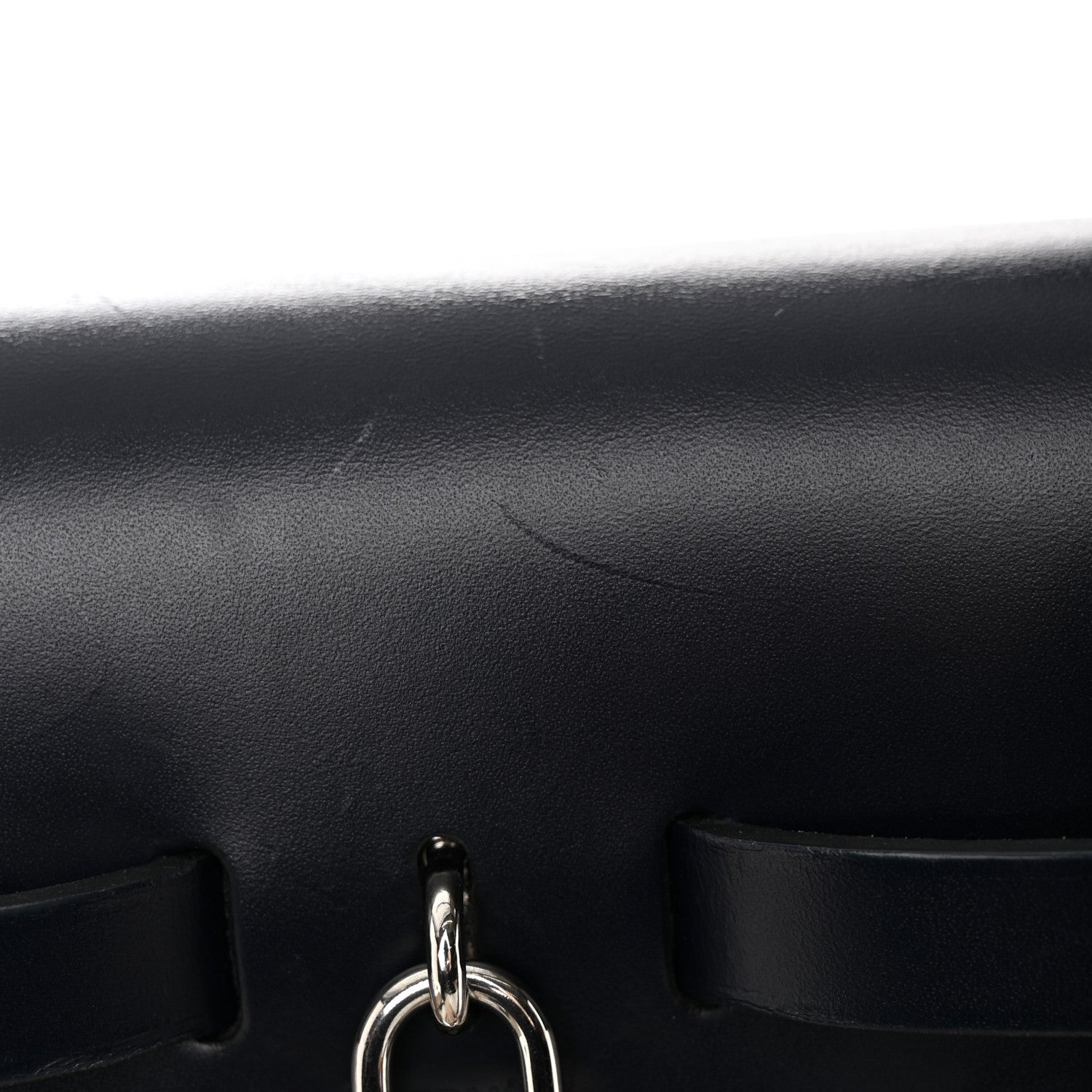 Hermes Toile Officier Vache Hunter Herbag Zip 31 PM Etoupe Bleu Indigo 11 of 19
