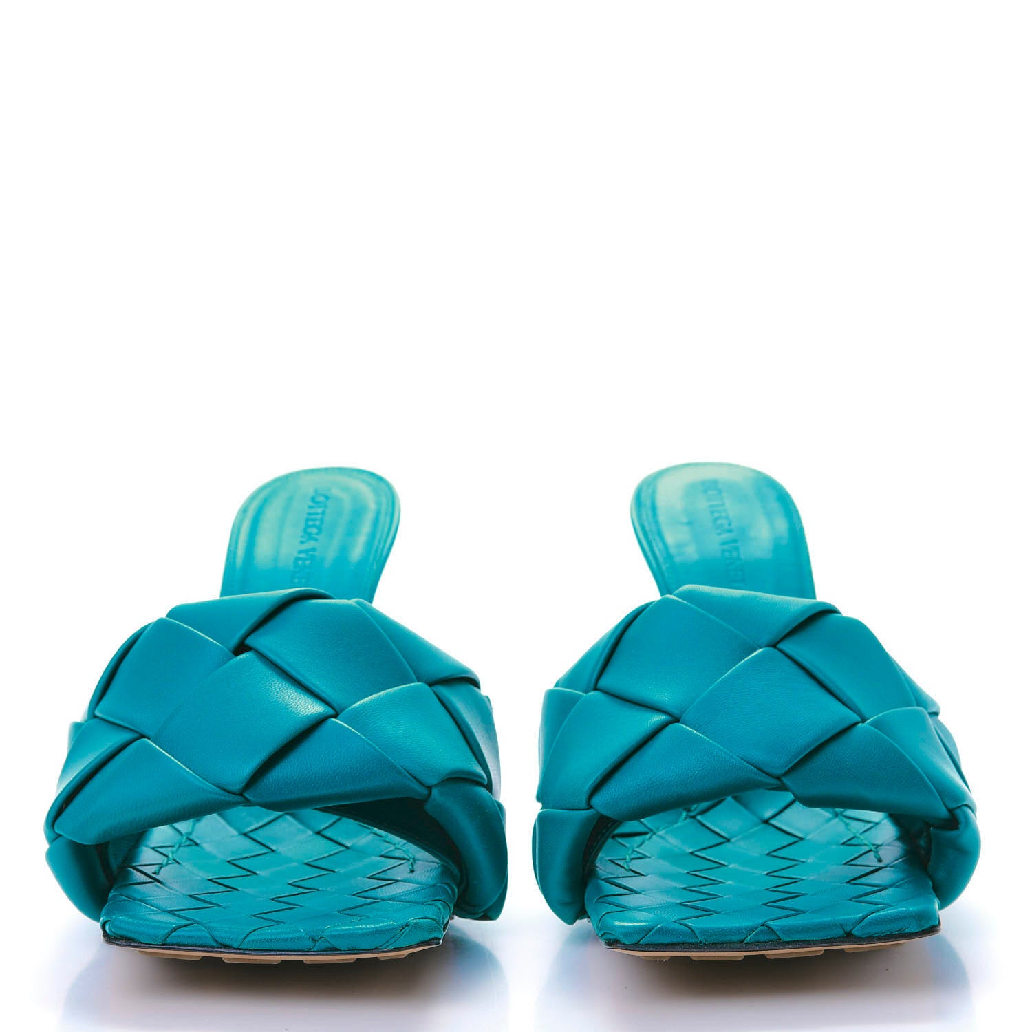 Bottega Veneta Nappa Maxi Intrecciato Lido Mule Sandals 37.5 Blaster 2 of 11