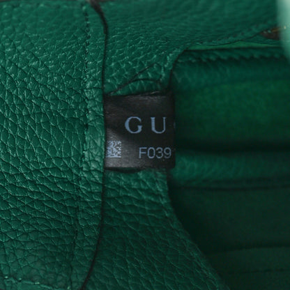 Gucci Boarded Dyana Lux Calfskin Small Jackie 1961 Hobo Emerald 6 of 10