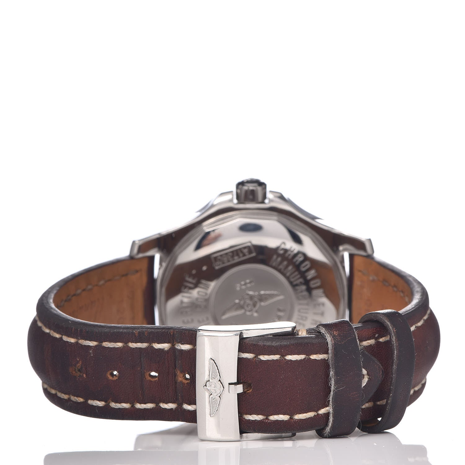 Breitling Stainless Steel Calfskin 41mm Colt II Chronometer Automatic Watch A17380 4 of 9