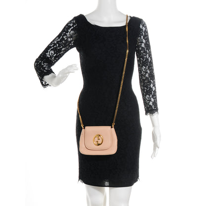 Gucci Dollar Calfskin Small 1973 Chain Shoulder Bag Camelia 2 of 9