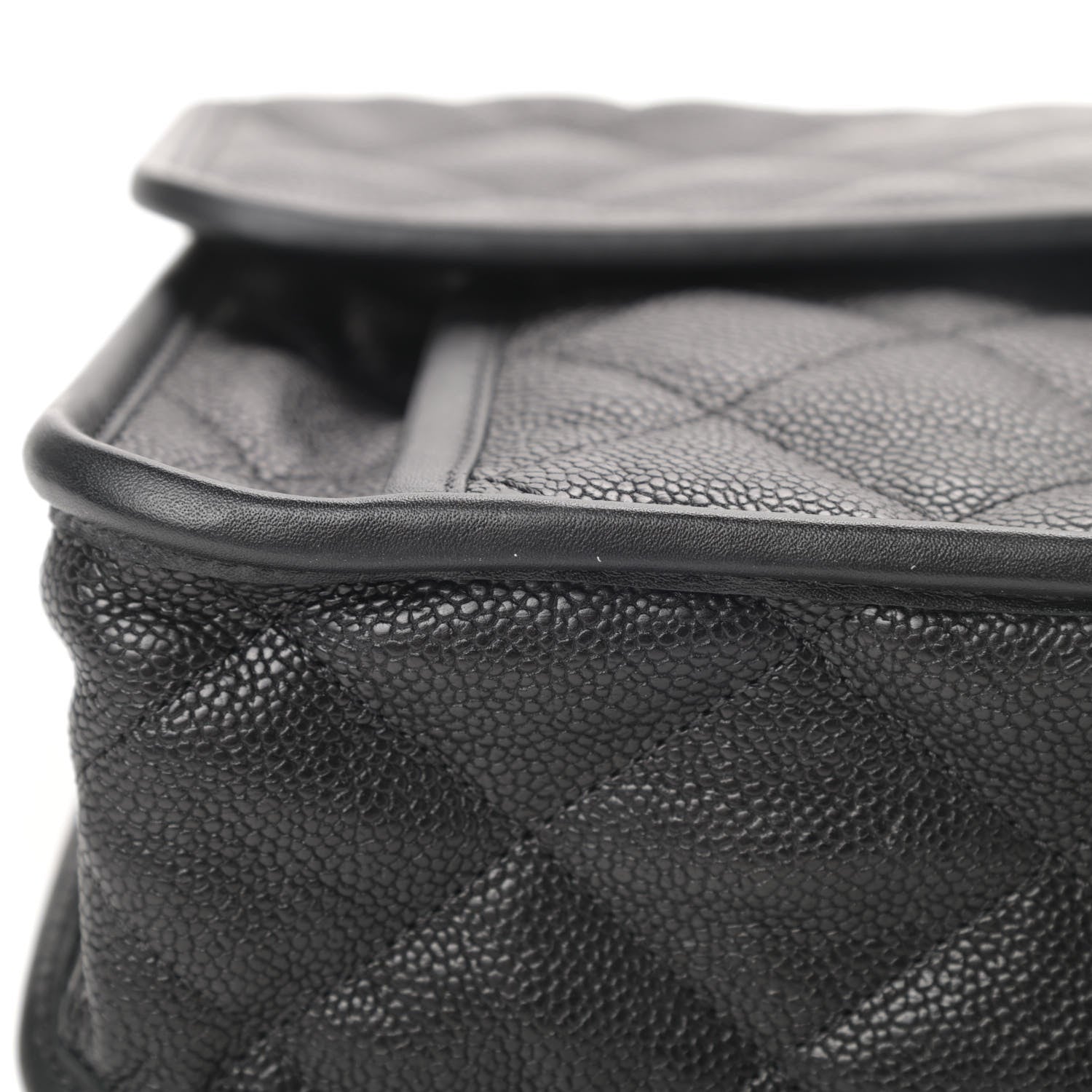 Chanel Caviar Quilted Large French Riviera Flap Black 11 of 11