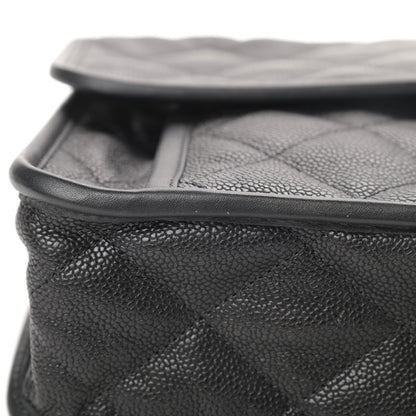 Chanel Caviar Quilted Large French Riviera Flap Black 11 of 11