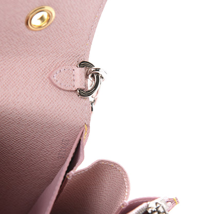 Louis Vuitton Epi Mechanical Flowers Twist Chain Wallet Rose Ballerine 9 of 11