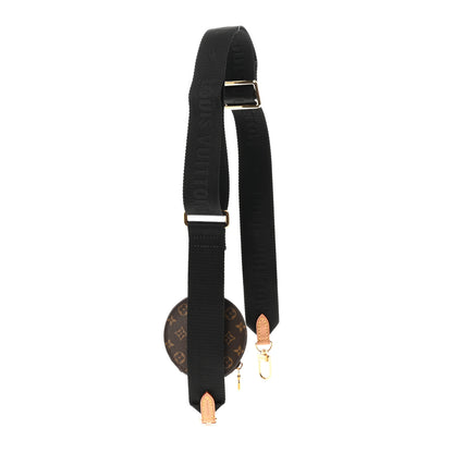 Louis Vuitton Nylon Monogram Strap with Coin Purse Black 2 of 6