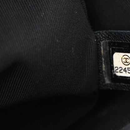 Chanel Lambskin Quilted Medium Boy Flap Black 7 of 10