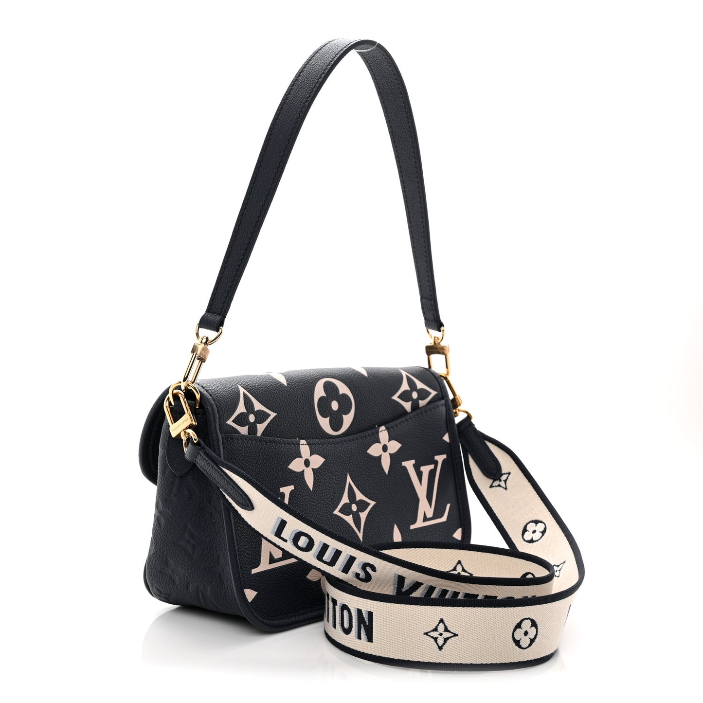 Empreinte Giant Monogram Diane Navy Creme
