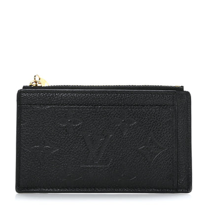 Louis Vuitton Empreinte Zipper Card Holder Black 3 of 7