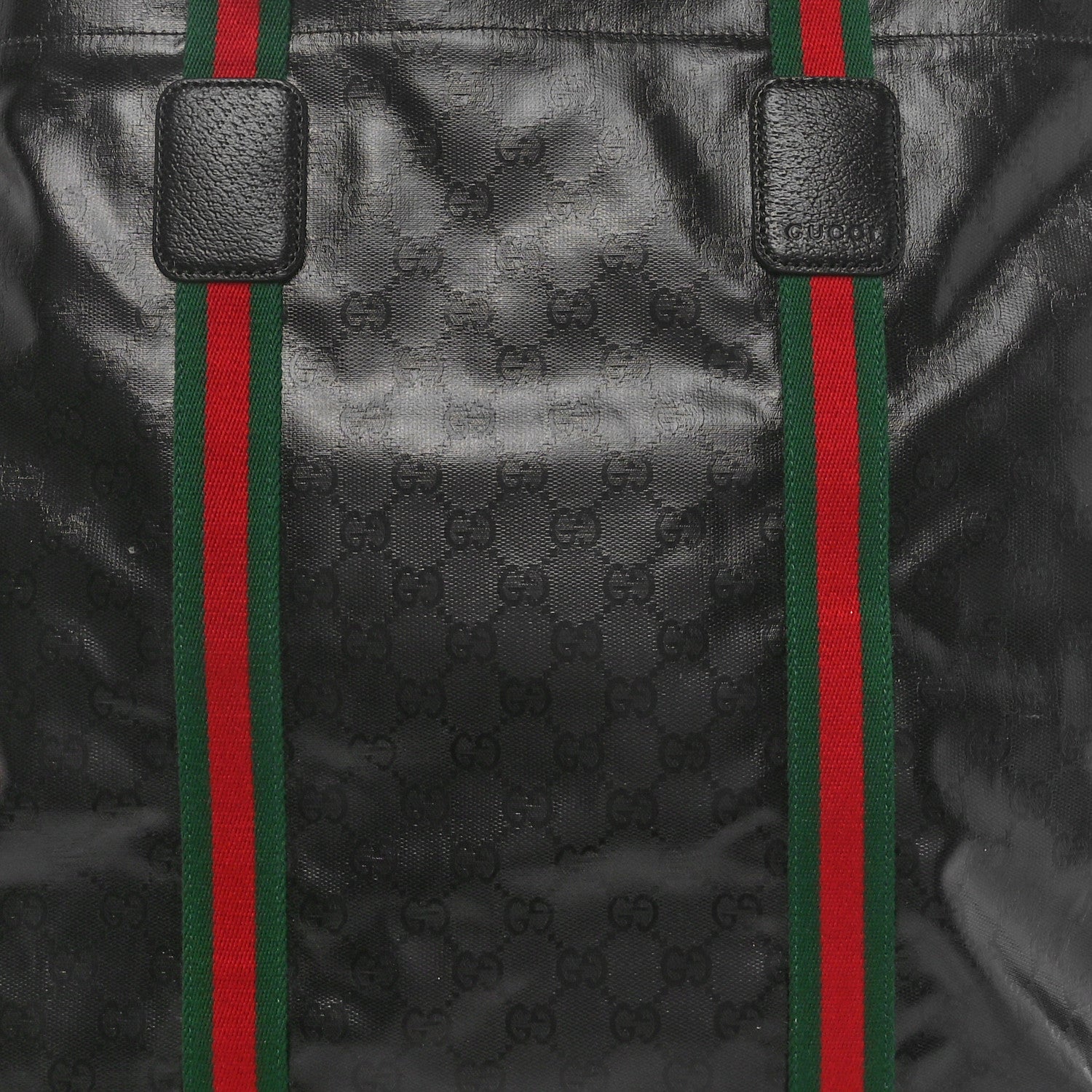 Gucci Crystal GG Monogram Web Tote Black 8 of 10