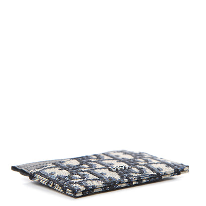 Christian Dior Grained Calfskin Oblique Card Holder Black 3 of 8