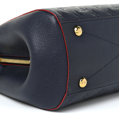 Louis Vuitton Empreinte Montaigne MM Marine Rouge 10 of 11