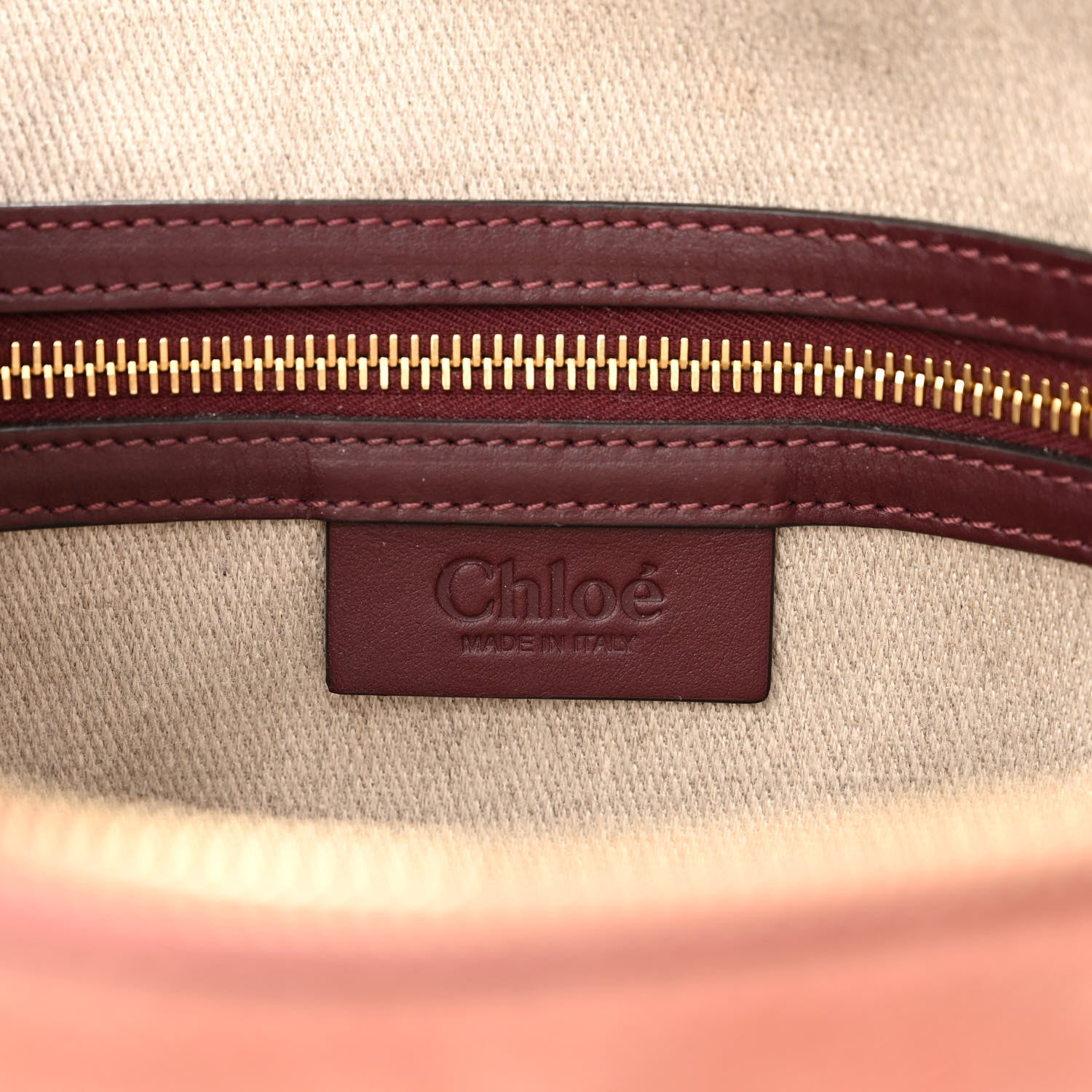 Chloe Suede Calfskin Braided Medium Marcie Double Carry Canyon Rose 6 of 14