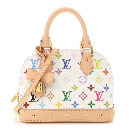 Louis Vuitton LV x TM Monogram Multicolor Alma BB White 1 of 10