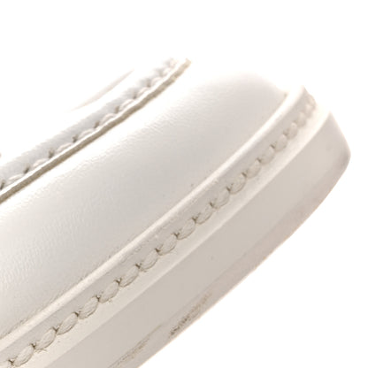 Chanel Shiny Lambskin Quilted CC Turnlock Loafers 40 White 11 of 13