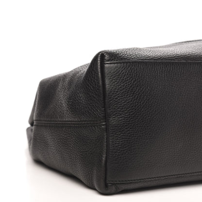 Gucci Pebbled Calfskin Medium Soho Chain Shoulder Bag Black 8 of 12