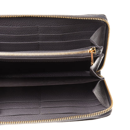 Gucci Grainy Calfskin Zumi Zip Around Wallet Dusty Grey 5 of 10