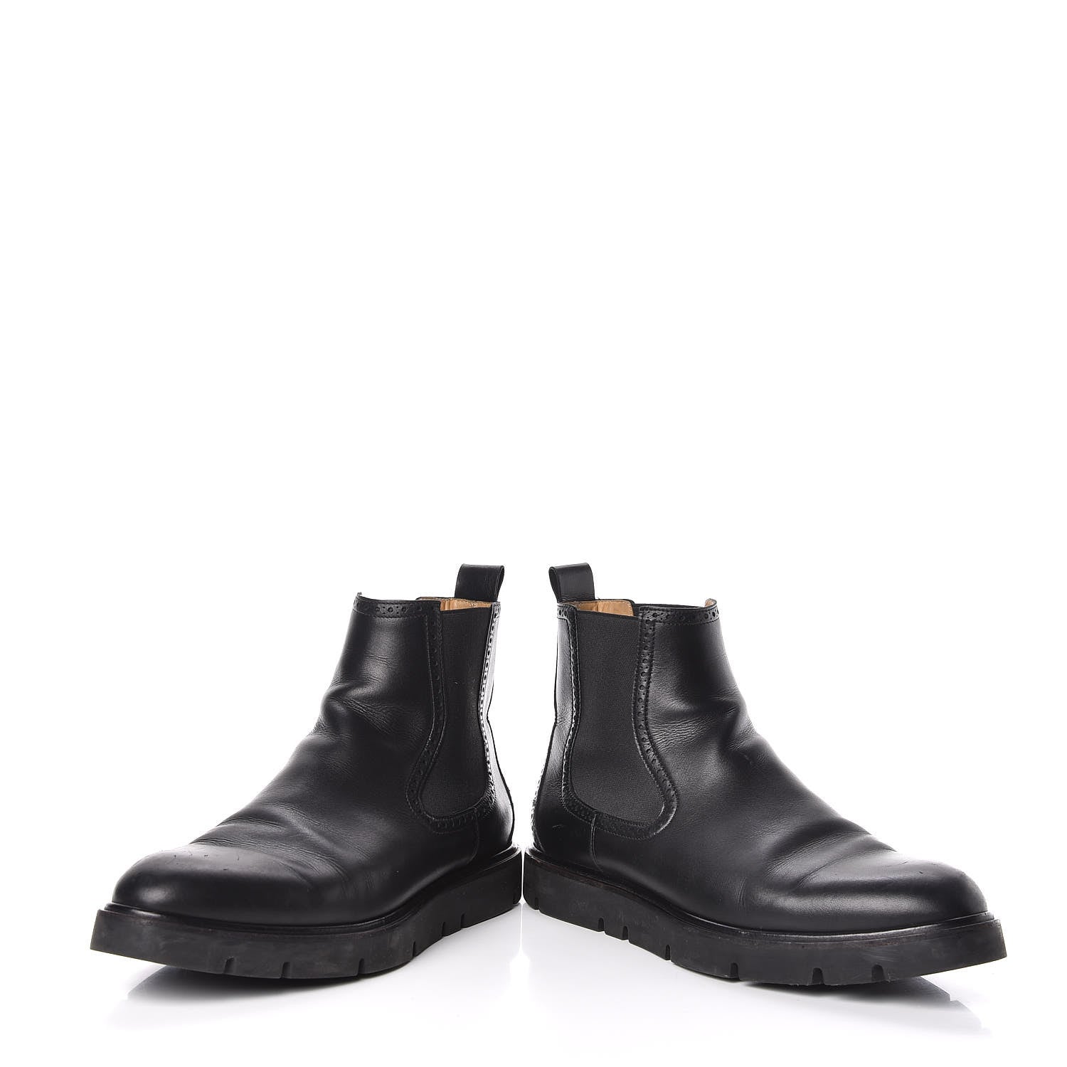 Hermes Calfskin Mens Ankle Boots 43 Black 6 of 14