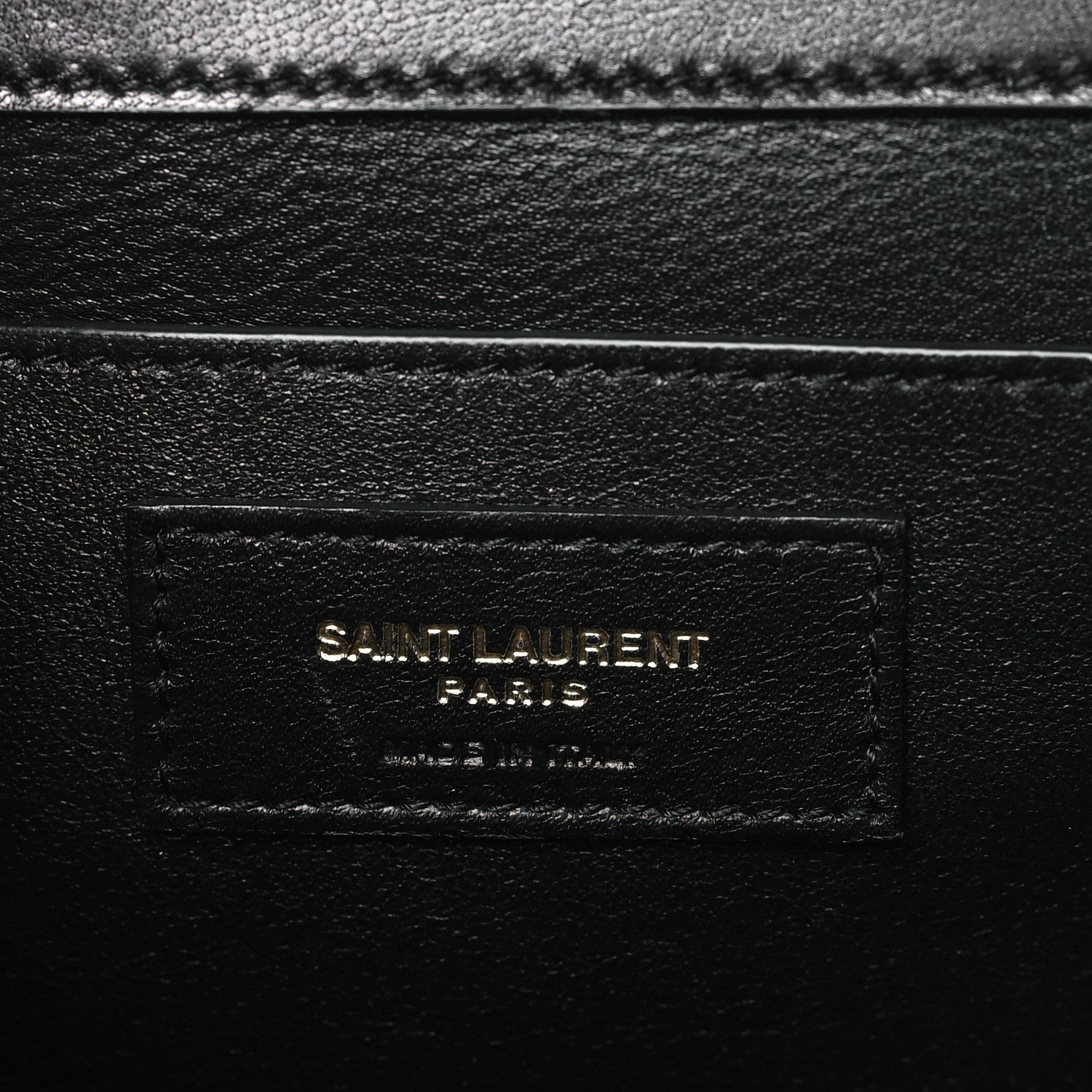 Saint Laurent SAINT LAURENT Lambskin Quilted Mini Square Crossbody Black 6 of 10
