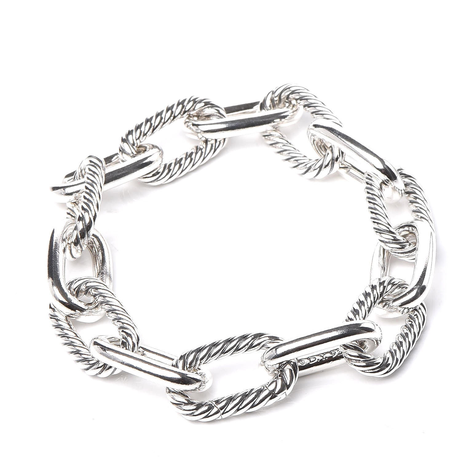 David Yurman Sterling Silver 11mm Madison Chain Bracelet 5 of 5