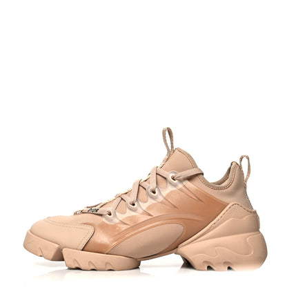 Christian Dior Neoprene Rubber Womens D-Connect Sneakers 37.5 Nude 1 of 9