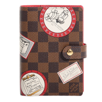 Louis Vuitton Damier Ebene Patch Small Ring Agenda Cover 1 of 7