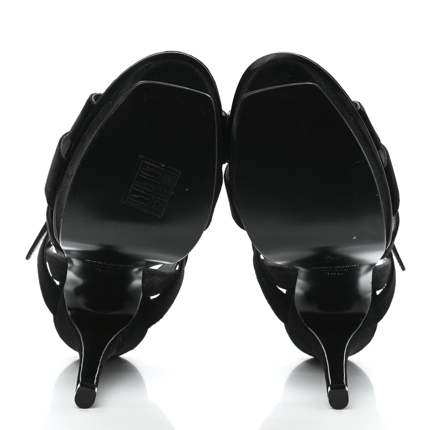 Velvet Tribute 105 Platform Sandals 36.5 Black
