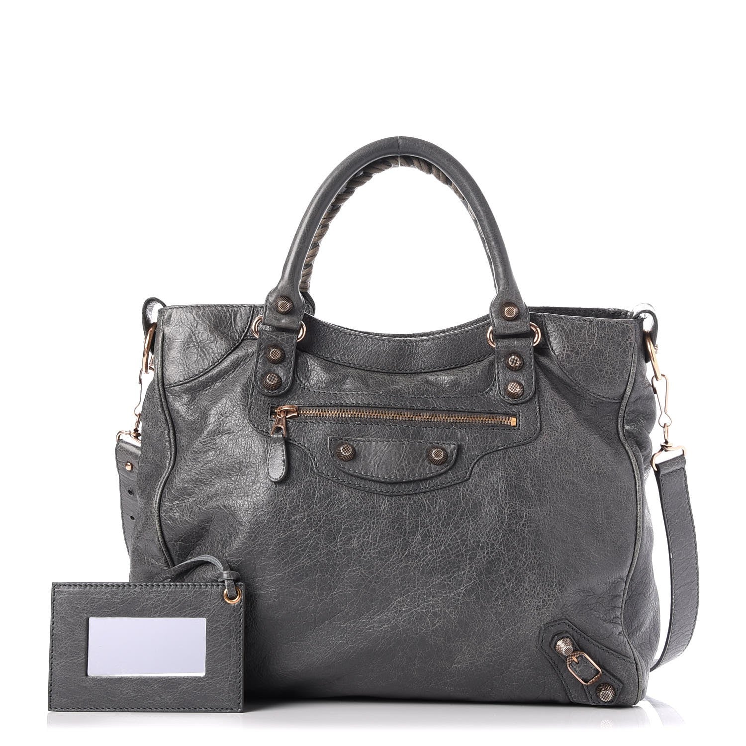 Balenciaga Agneau Giant 12 Rose Gold Hardware Velo Gris Tarmac 1 of 10