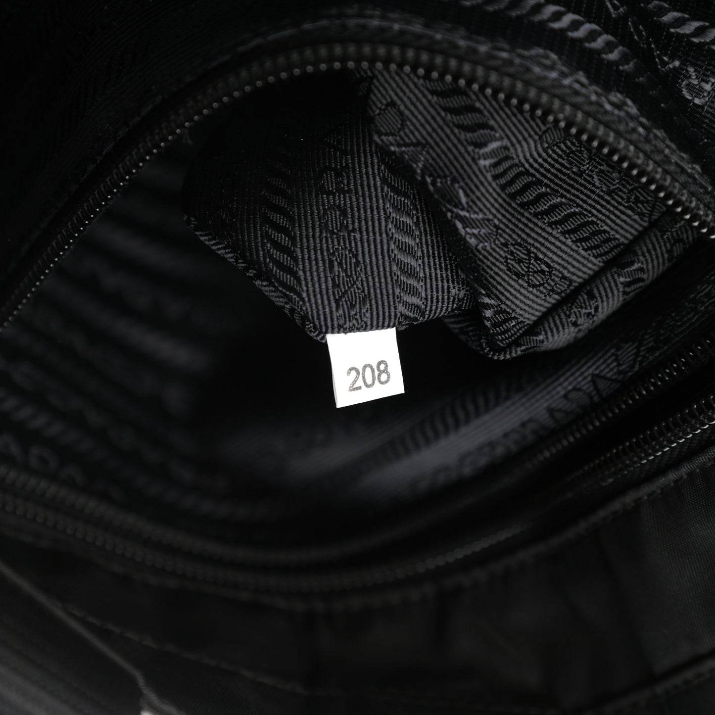 Tessuto Nylon Shopping Tote Black