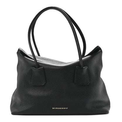 Burberry London Grainy Calfskin Medium Baynard Tote Black 1 of 11