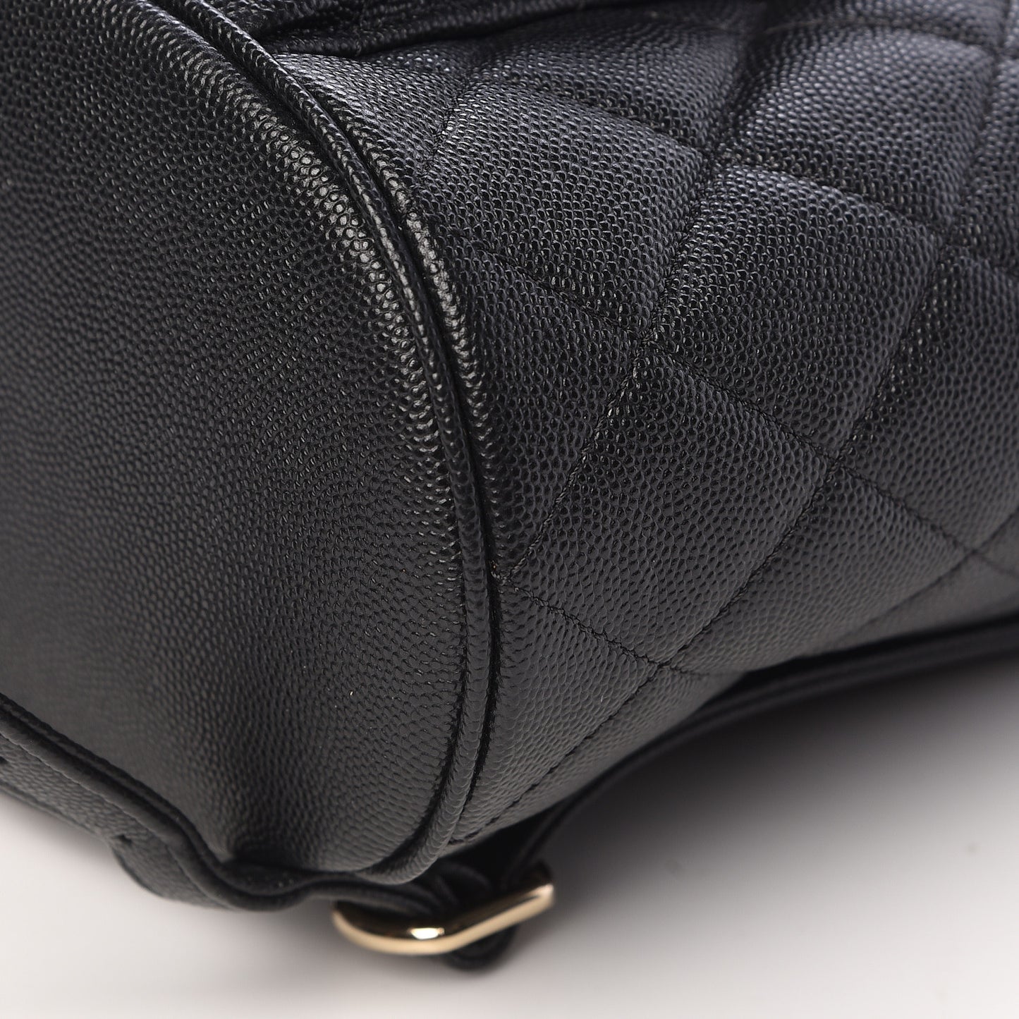 Caviar Quilted Backpack Bag Black
