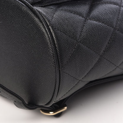 Chanel Caviar Quilted Backpack Bag Black 10 of 11