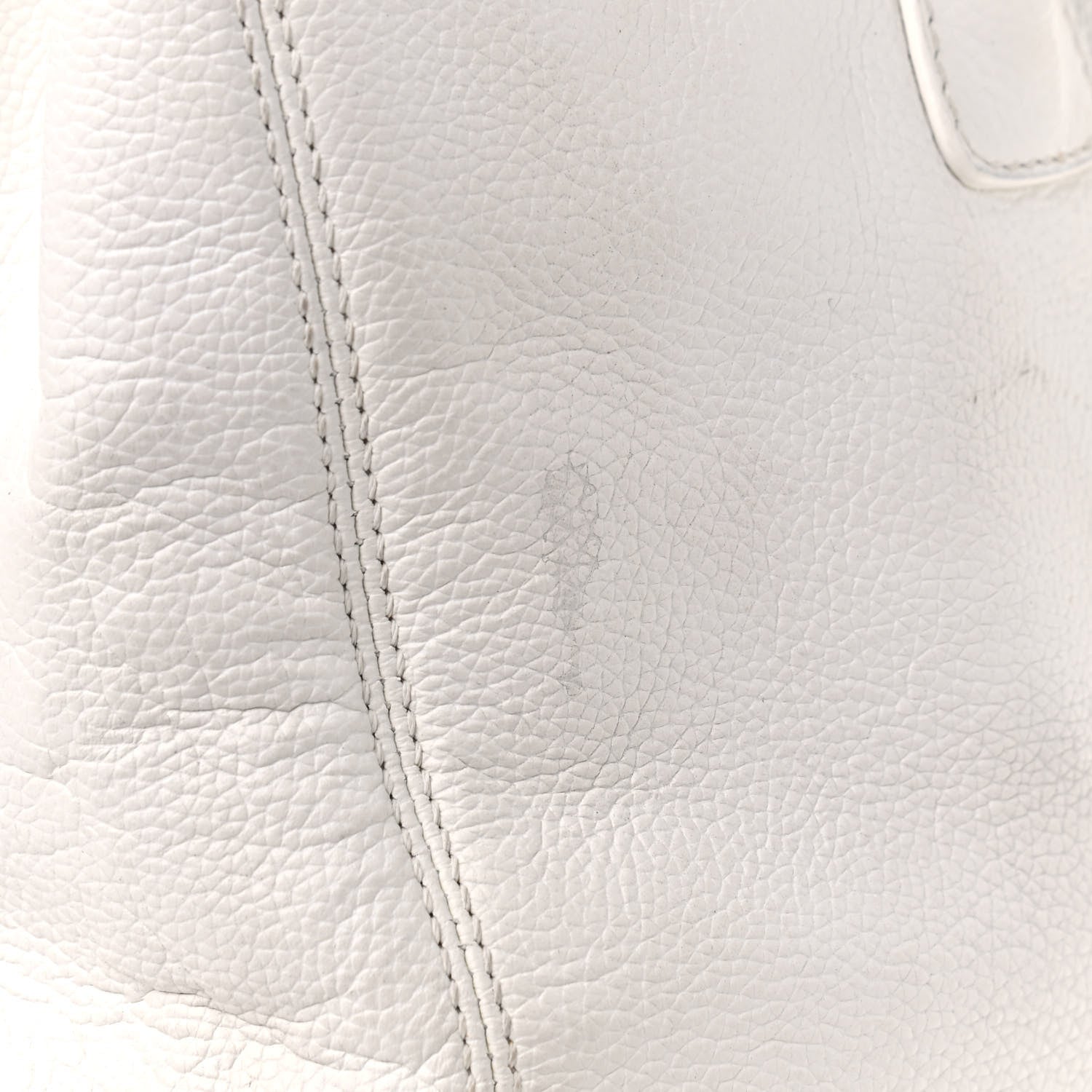 Chanel Calfskin Cerf Executive Shopper Tote White 17 of 24
