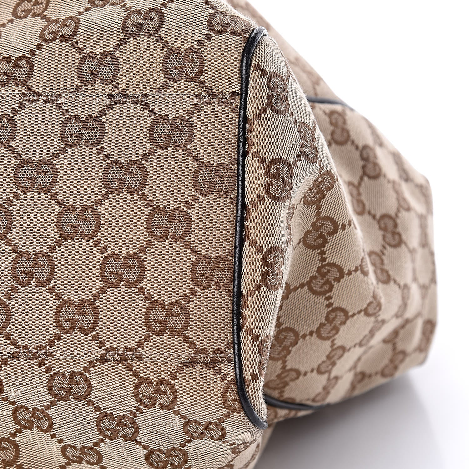 Gucci Monogram Large Sukey Tote Beige Ebony Black 11 of 11